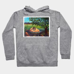 Racoon fishing Hoodie